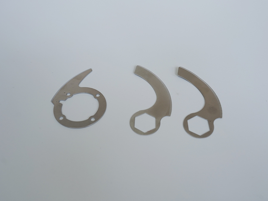 6-shaped minced meat knife