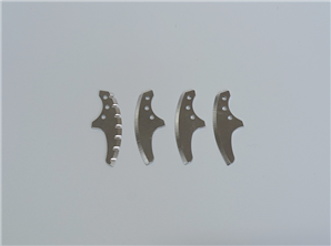 Manual meat grinder small curved knife